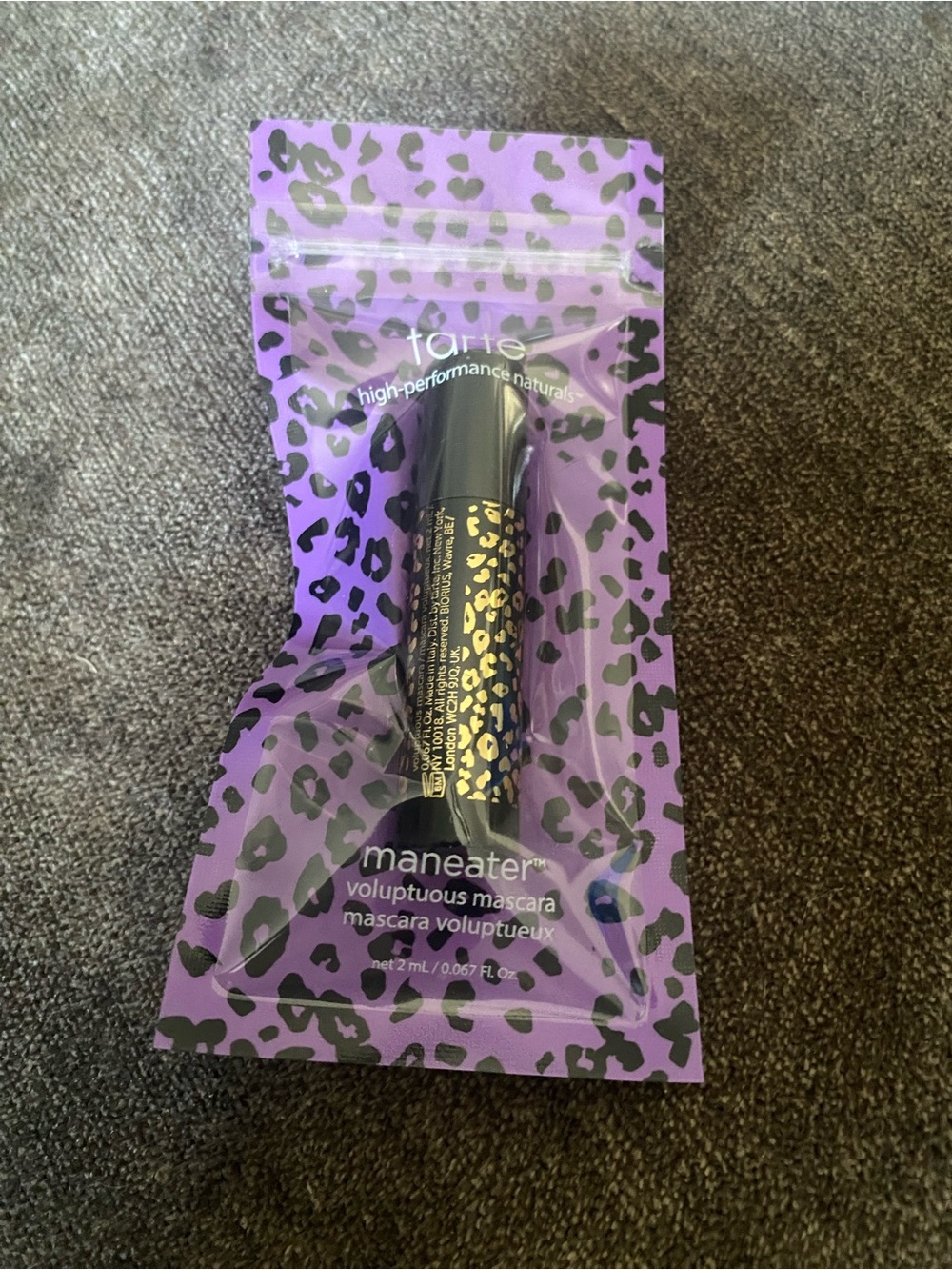 tarte maneater sample mascara